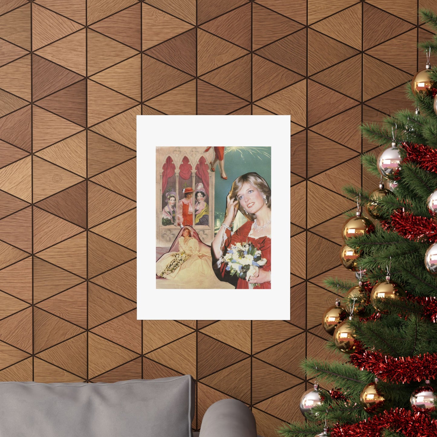 Princess Diana Collage Poster