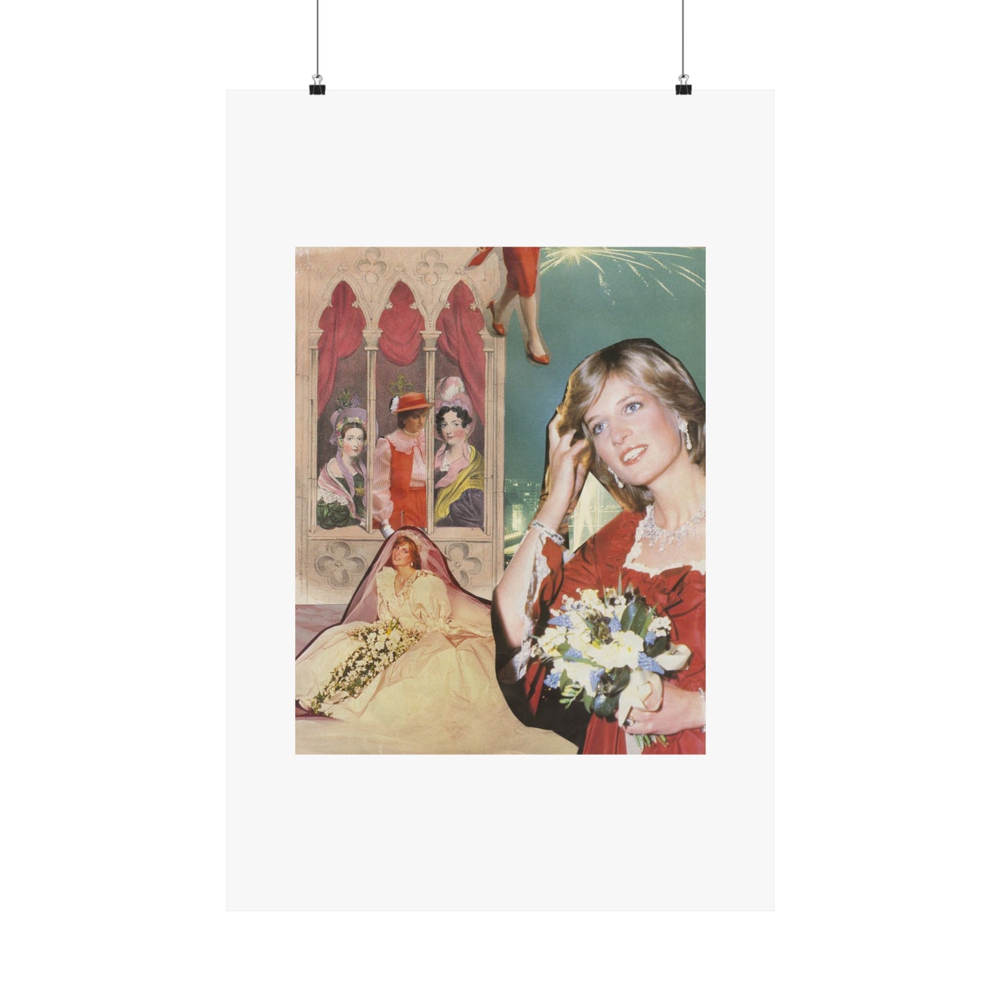 Princess Diana Collage Poster