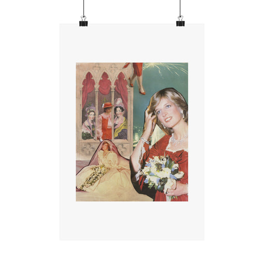 Princess Diana Collage Poster